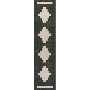 Adriel Geometric Tribal Medallion Machine-washable Area Rug